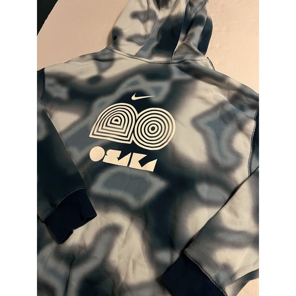 NEW Nike Naomi Osaka Tennis Full Zip Tie Dye Pullover Hoodie LG Sweatshirt NWOT